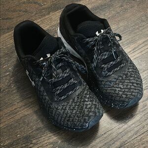 Under Armour Charcoal and Black Athletic Shoes